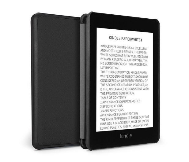 Duxducis Etui z Klapką Domo do Kindle Paperwhite 4 czarny - 534122 - zdjęcie